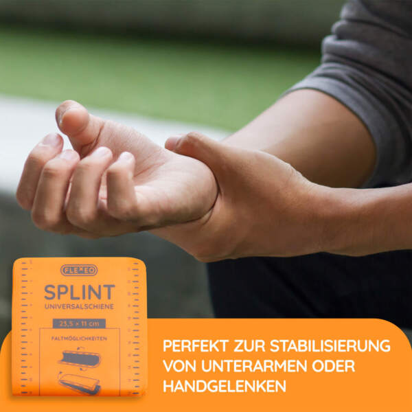 4-teiliges Splint-Schienen-Set zur Fixierung und Ruhigstellung, Immobilisationsschienen – Bild 5