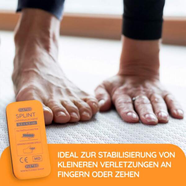 4-teiliges Splint-Schienen-Set zur Fixierung und Ruhigstellung, Immobilisationsschienen – Bild 4