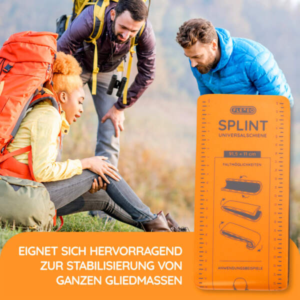 4-teiliges Splint-Schienen-Set zur Fixierung und Ruhigstellung, Immobilisationsschienen – Bild 7