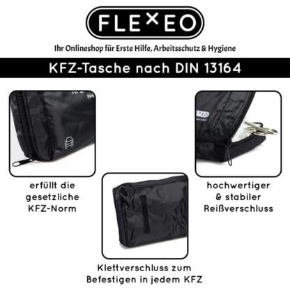 Details und Fakten zur KFZ-Tasche nach DIN 13164