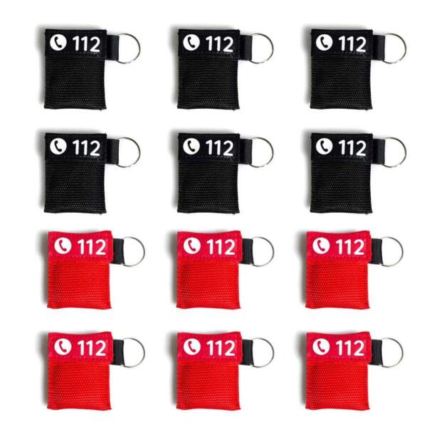 6 Schwarze und 6 Rote Beatmungstücher