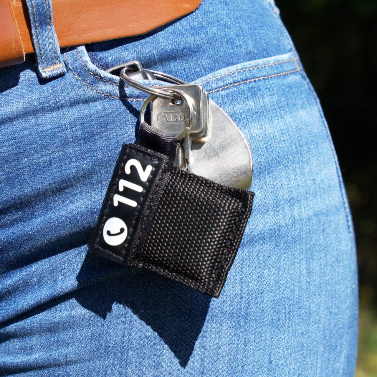 Beatmungstuch im Schlüsselanhänger Polas24 Polizeiausrüstung