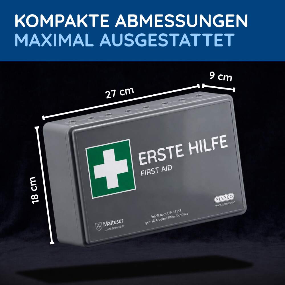 Betriebsverbandkasten DIN 13157, grau – Bild 5