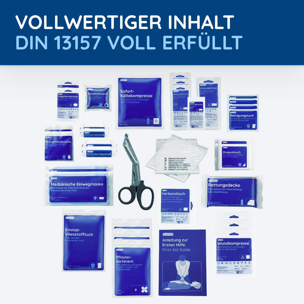 Betriebsverbandkasten DIN 13157, grau – Bild 7