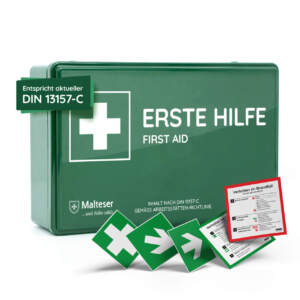 Betriebsverbandkasten DIN 13157, grün