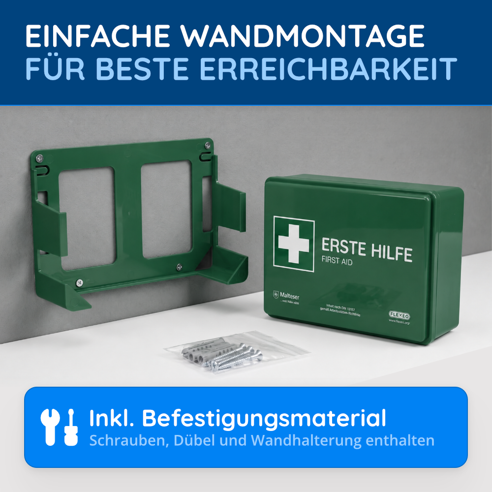 Betriebsverbandkasten DIN 13157, grün – Bild 4