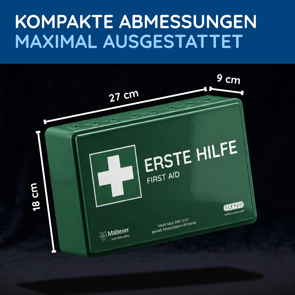 Betriebsverbandkasten DIN 13157, grün – Bild 5