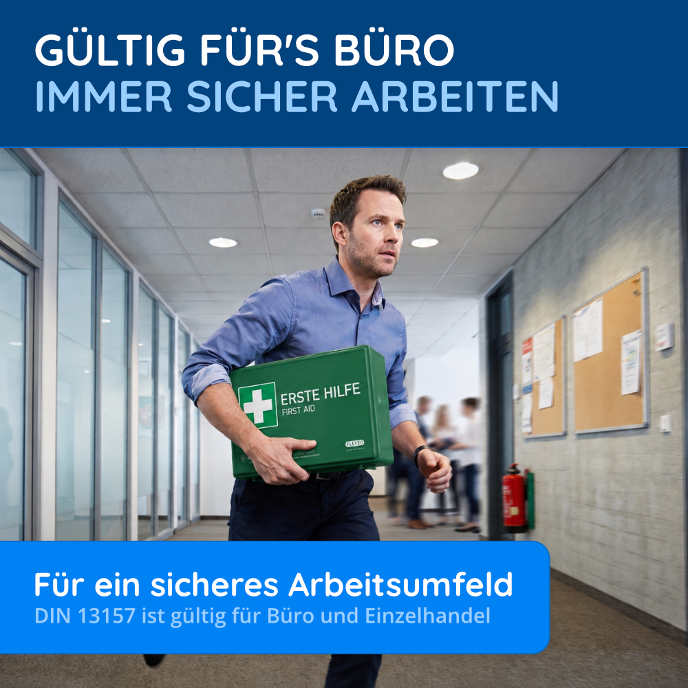 Betriebsverbandkasten DIN 13157, grün – Bild 6