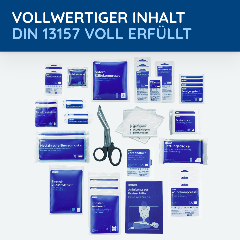 Betriebsverbandkasten DIN 13157, grün – Bild 7