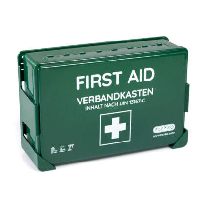 Betriebsverbandkasten Grün, DIN 13157, Komplettpaket Basic – Bild 2