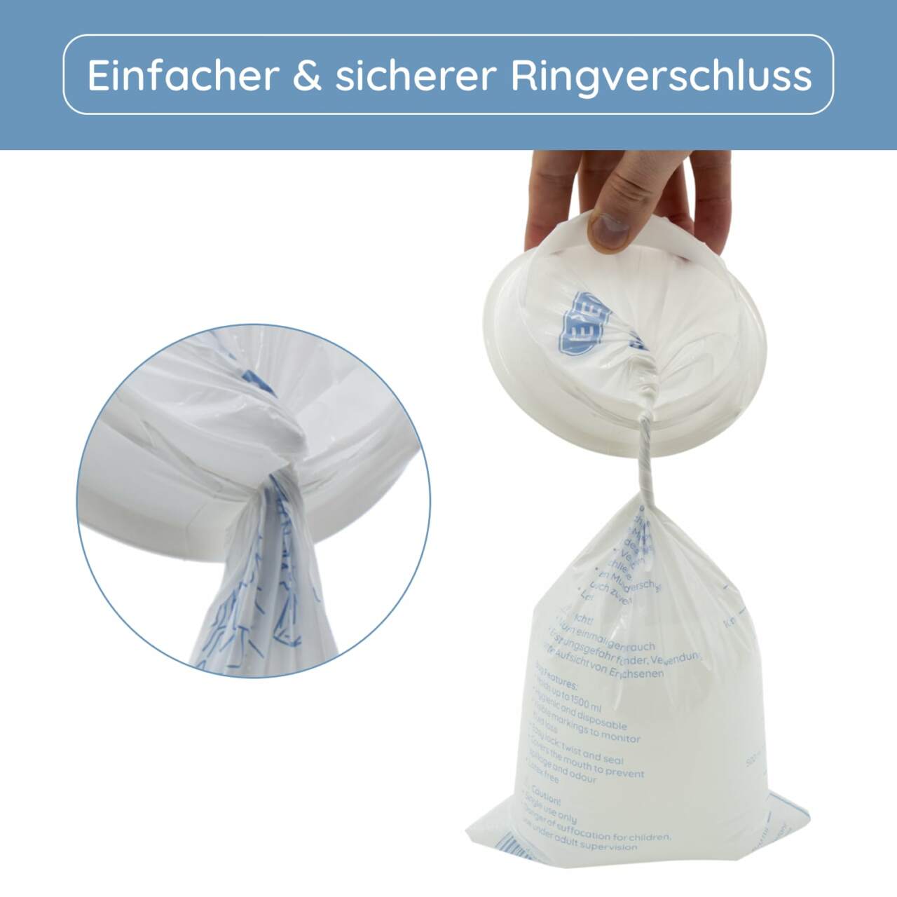 Hygienic Covers® Brechbeutel für Brech-Träger