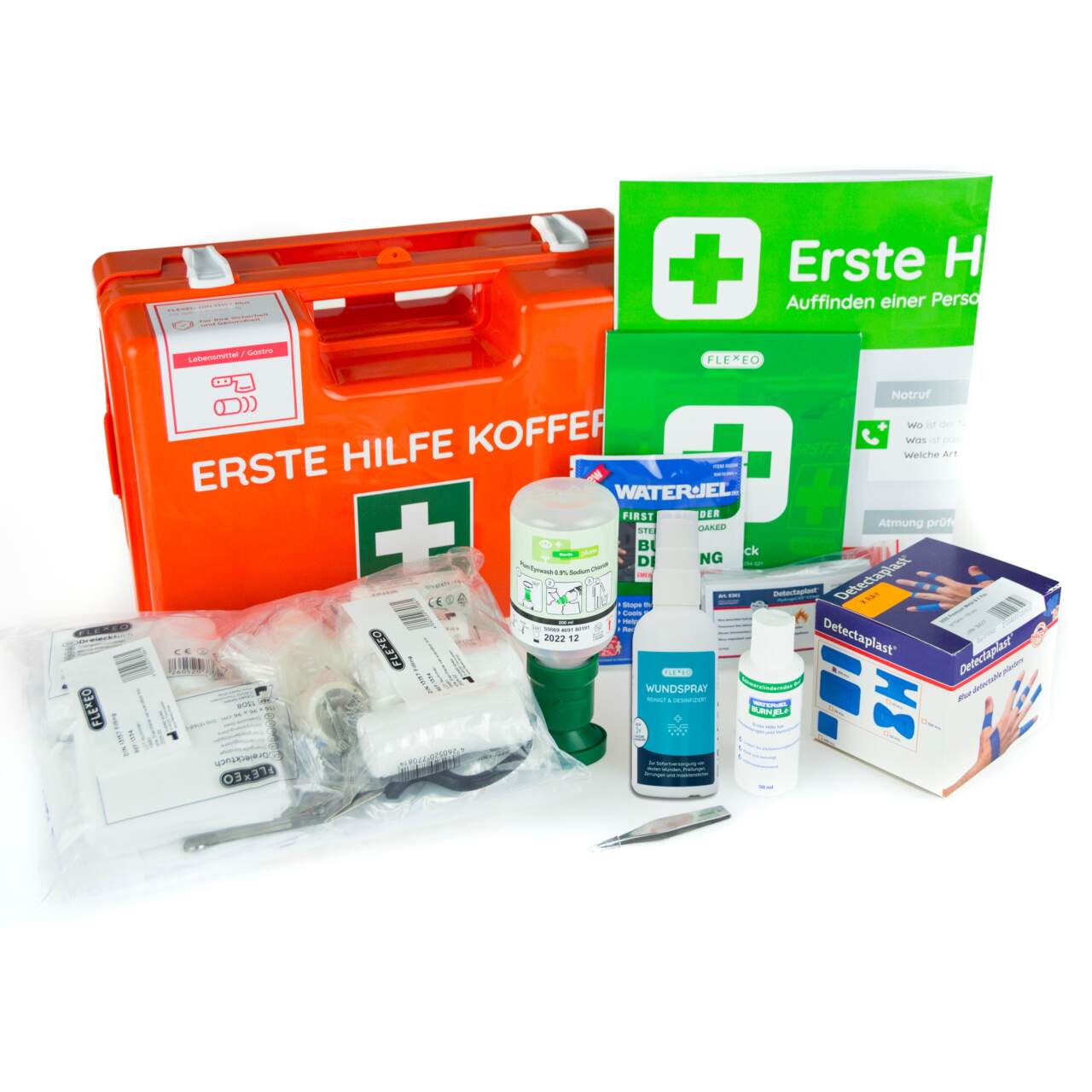 Erste Hilfe Kasten Typ 1 Kunststoff, gefüllt DIN 13157-C - HB Medical e.U.  aus Linz