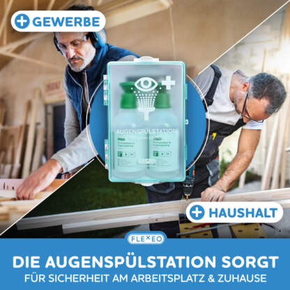 Erste-Hilfe-Koffer DIN 13157, inkl. FLEXEO Augenspülstation – Bild 6