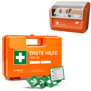 Erste-Hilfe-Koffer DIN 13157, inkl. gefülltem Pflasterspender