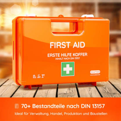 Erste-Hilfe-Koffer DIN 13157 orange