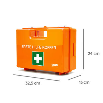 Erste Hilfe Koffer orange Maß
