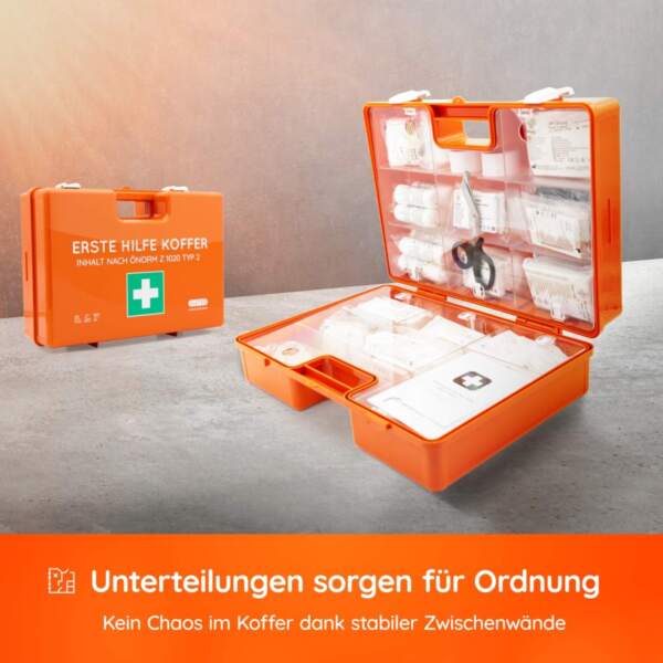 Erste-Hilfe-Koffer ÖNORM Z1020 Typ2 – Bild 2