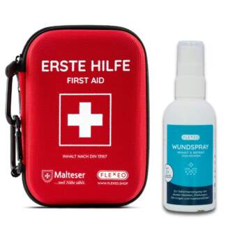 erste hilfe set traveller in der front ansicht