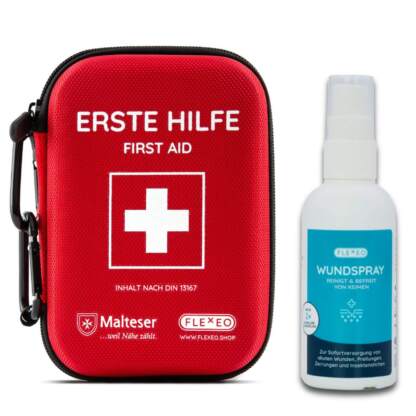 erste hilfe set traveller in der front ansicht