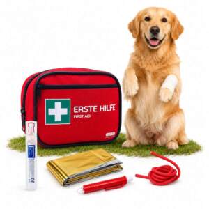 Erste-Hilfe-Set für Hunde und Katzen, 28-teilig