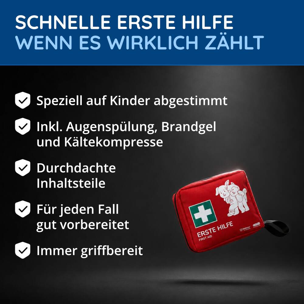 Erste Hilfe Set für Kinder, 76-teilig – Bild 2
