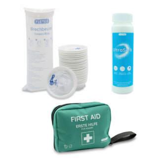 Reliance Medical - Baby Shark Erste-Hilfe-Set – kleine Mini-Sets für Kinder  in Folien-Tasche – Heim-Auto-Reiseausrüstung für Gesundheit und Sicherheit