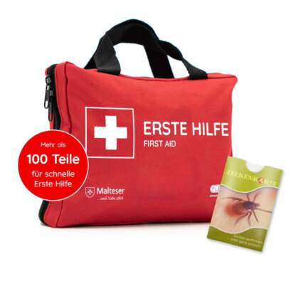 Erste-Hilfe-Tasche Discovery & Zeckenkarte