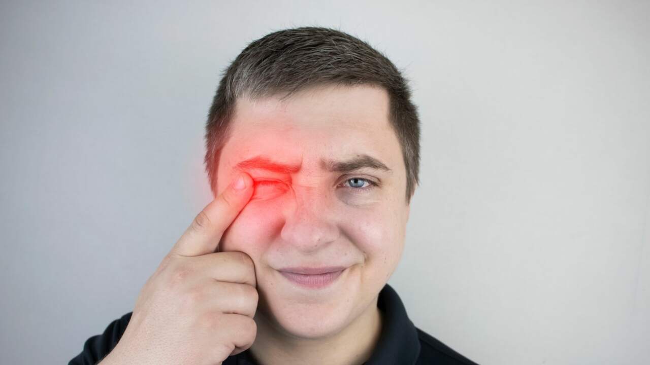 Etwas Im Auge Aber Nichts Zu Sehen Was Tun