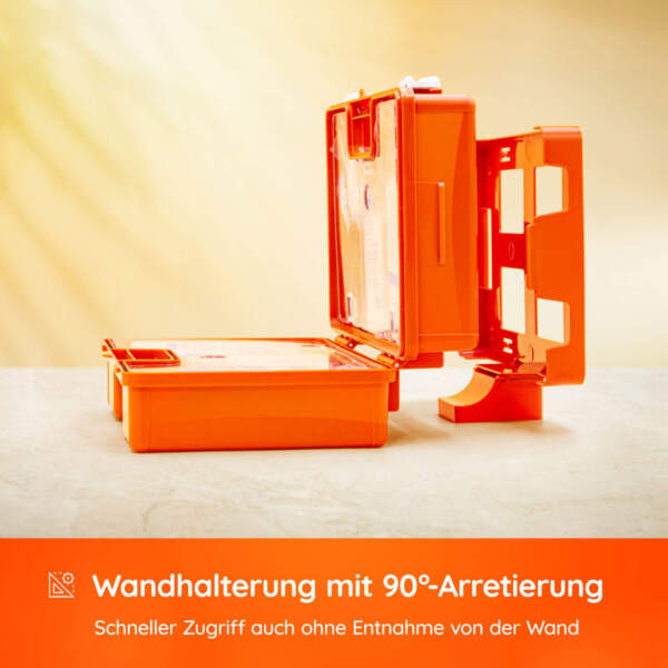 Erste Hilfe Koffer DIN 13169 mit 90°-Arretierung