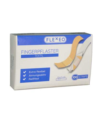 FLEXEO Textil-Fingerpflaster 100er Set