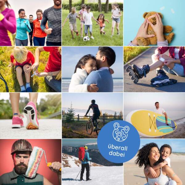 Pflaster überall mit dabei: Urlaub, Inlineskaten, Sport, für Kinder und Erwachsene