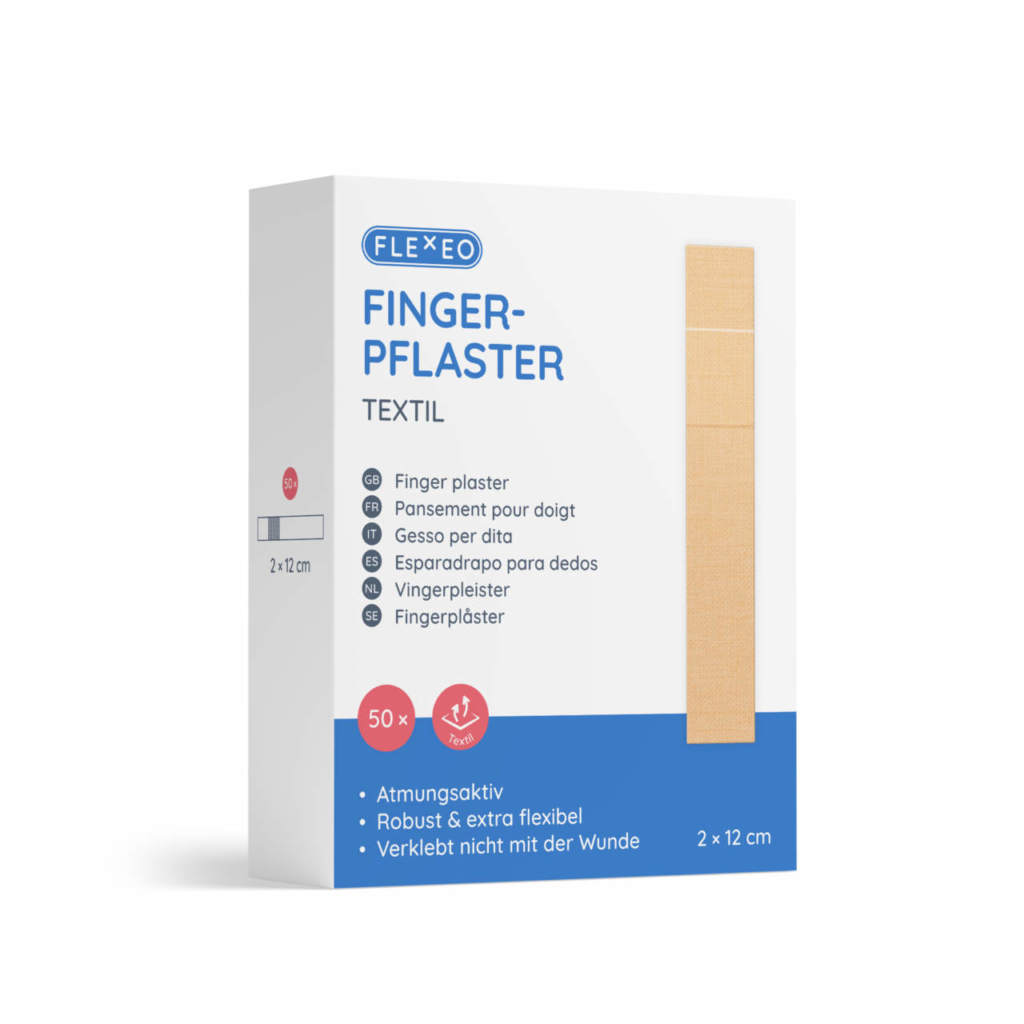 Paket Fingerpflaster hautfarbe