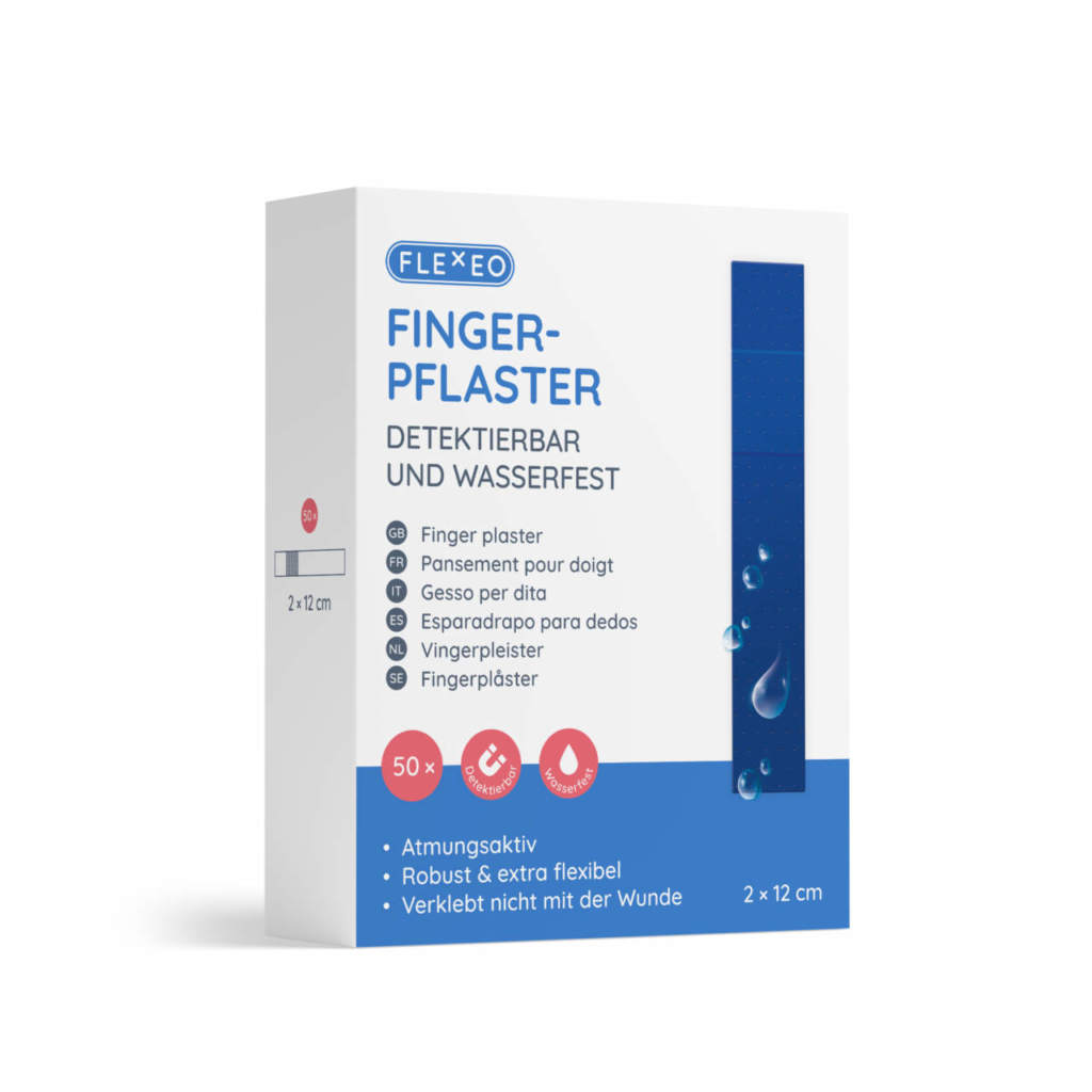 Fingerpflaster Paket, blau