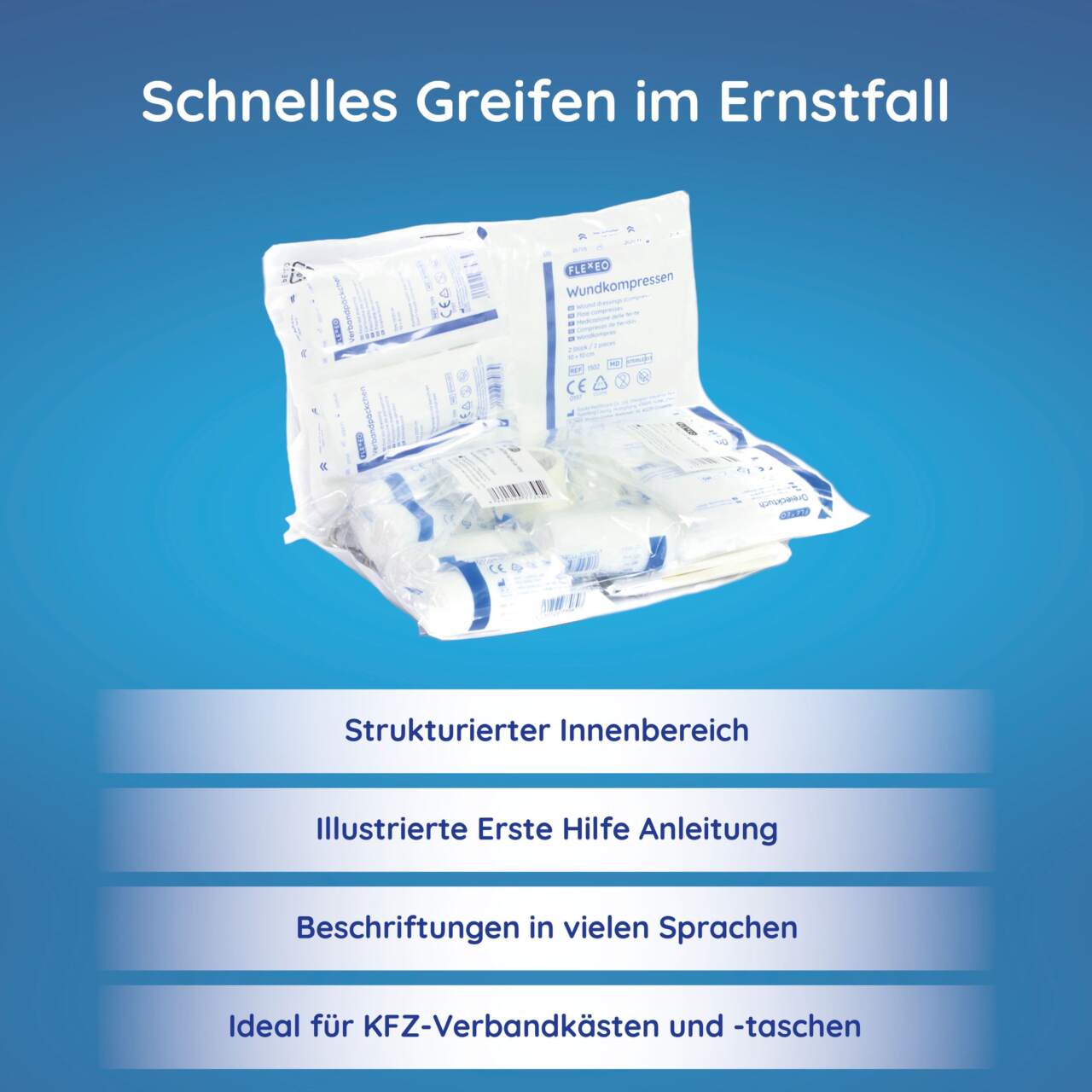 KFZ-Nachfüllset nach DIN 13164:2022 – Bild 4