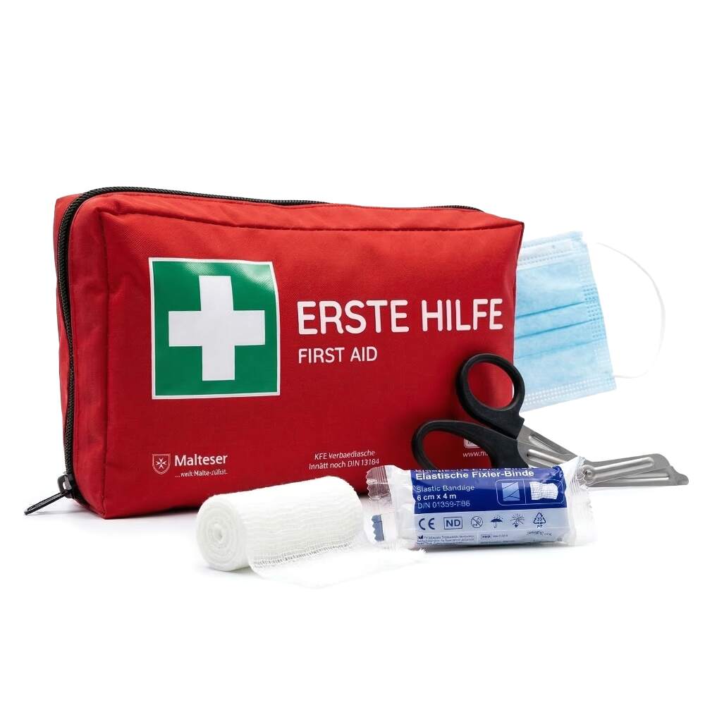 KFZ-Verbandtasche nach DIN 13164, rot