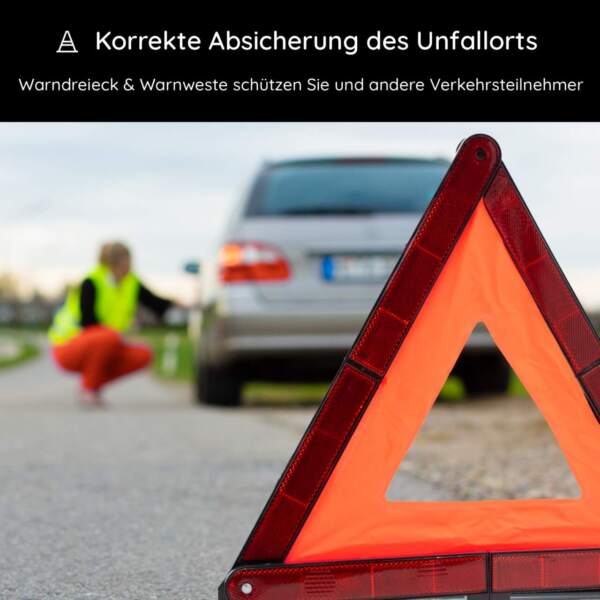 Warndreieck im Einsatz