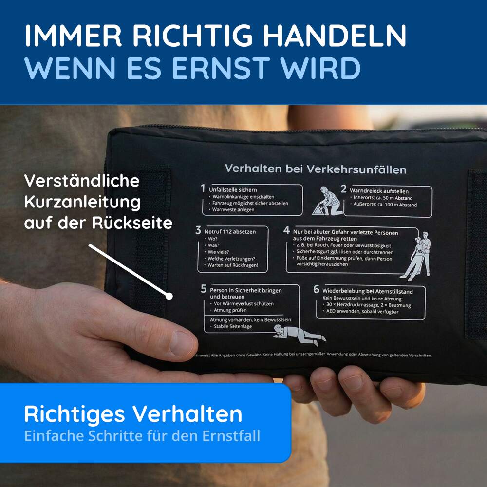 KFZ-Verbandtasche nach DIN 13164, schwarz – Bild 6