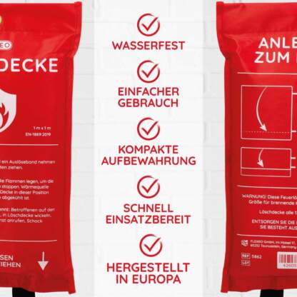 Vorteile der Feuerlöschdecke