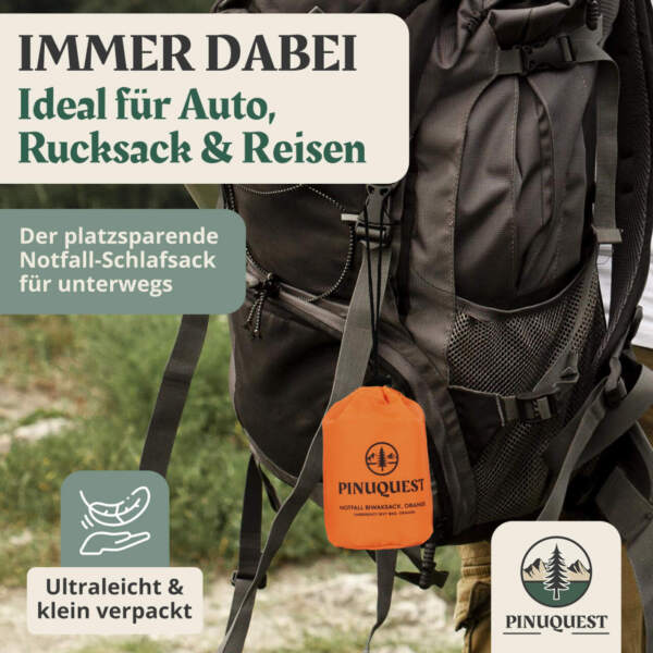 Klein und platzsparend in einzelnen Beutel verpackt