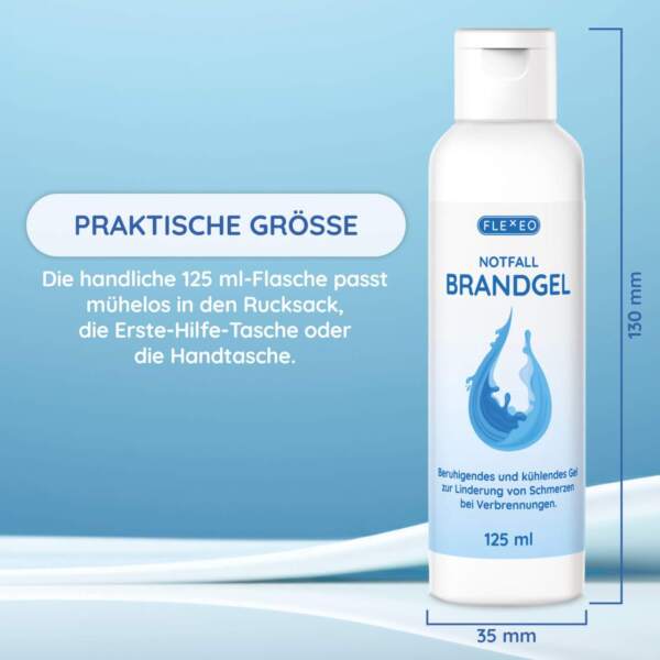 Notfall Brandgel bei Verbrennungen, 125 ml – Bild 3