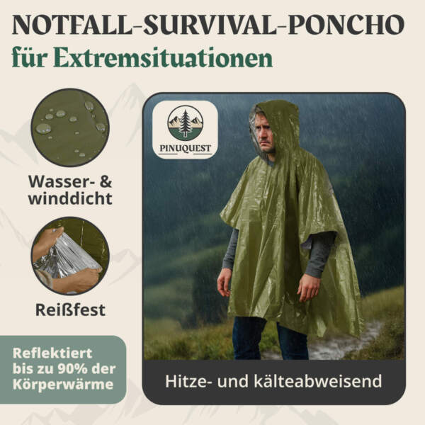 Reflektiert bis zu 90% der Körperwärme