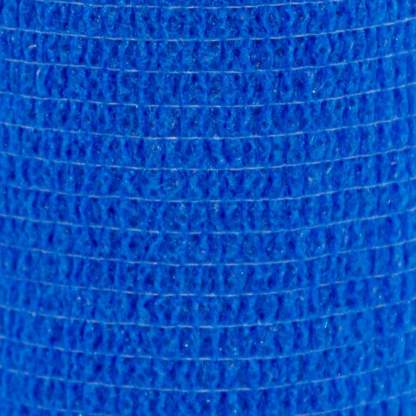 Nahansicht der Pflasterrolle in Blau