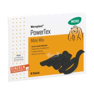 Pflasterset Weroplast® PowerTex Mini Mix, 8 tlg