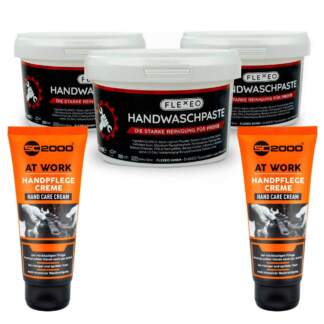 Premium Handpflege Set aus Handwaschpaste und Handcreme