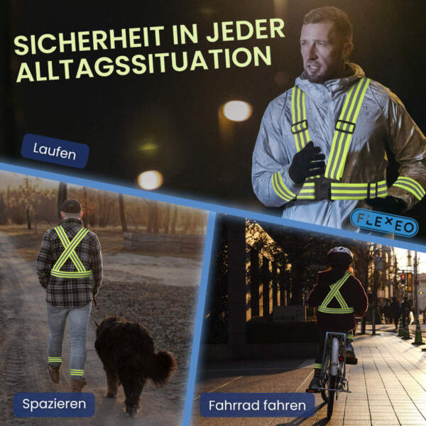 Sicherheit in jeder Alltagssituation - Laufen, Spazieren, Fahrrad fahren