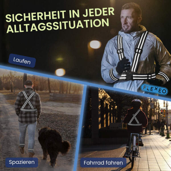 Sicherheit in jeder Alltagssituation - Laufen, Spazieren, Fahrrad fahren
