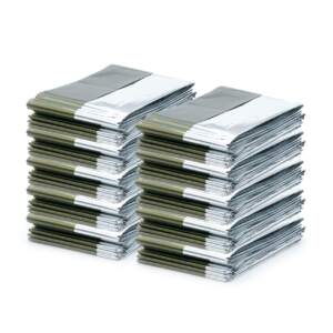 Rettungsdecken grün silber 10 Stück