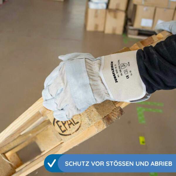 Rindkernspaltleder Handschuhe – Bild 5