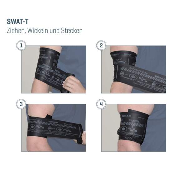 Anwendung vom SWAT-T Tourniquet