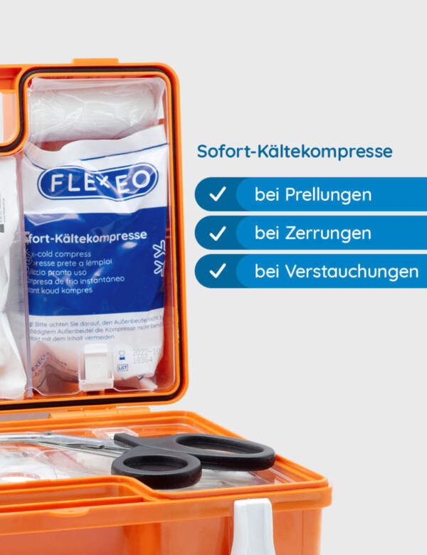 Anwendungsfälle einer Sofort-Kältekompresse